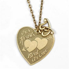Load image into Gallery viewer, Our Hearts Beat as One Pendant Necklace N1248 - sweetromanceonlinejewelry