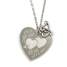 Load image into Gallery viewer, Our Hearts Beat as One Pendant Necklace N1248 - sweetromanceonlinejewelry