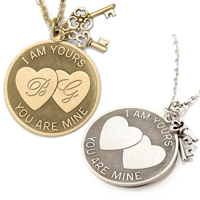 I am Yours, You are Mine Pendant Necklace N1250