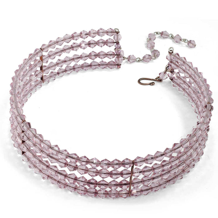 Beaded Choker Necklace N126-AM