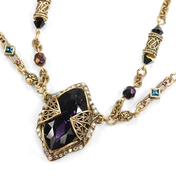 Navette Peacock Necklace N1272