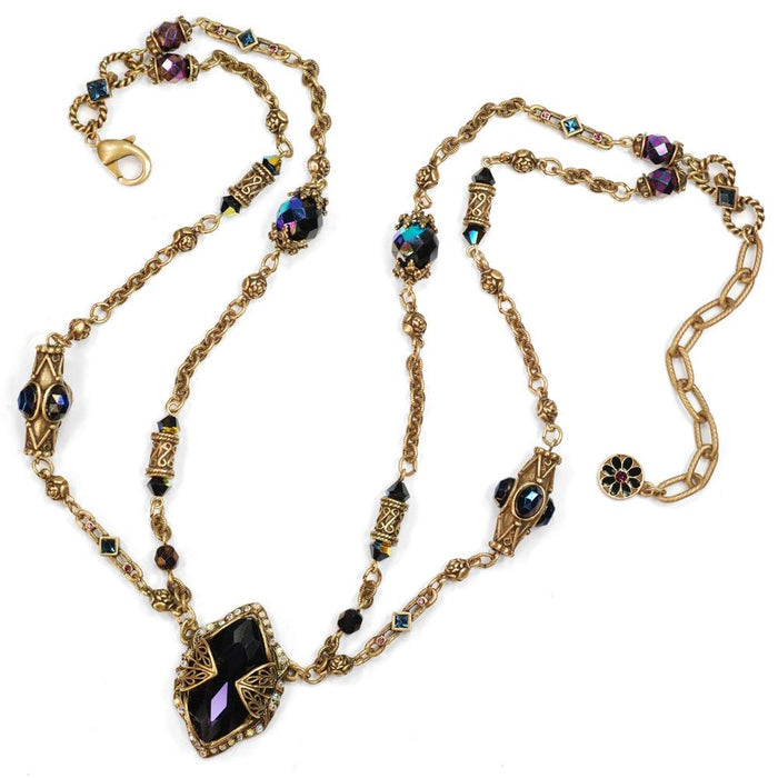 Navette Peacock Necklace N1272