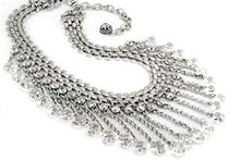 Load image into Gallery viewer, Rainfall Collar Necklace N1273 - sweetromanceonlinejewelry