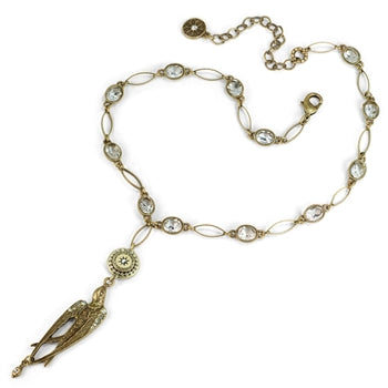 Vintage Swallow Bird Necklace N1290