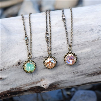 Crystal Dot Necklace N1297