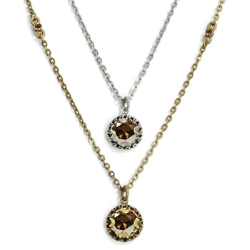 Crystal Dot Necklace N1297 - sweetromanceonlinejewelry