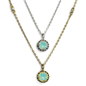 Crystal Dot Necklace N1297 - sweetromanceonlinejewelry