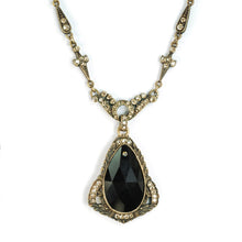 Load image into Gallery viewer, Art Deco Prism Teardrop Wedding Necklace