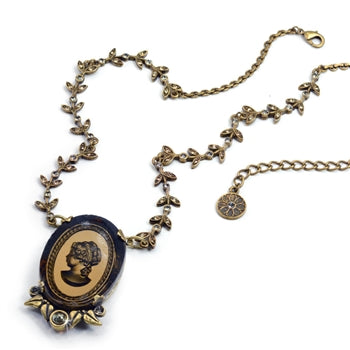 Vintage Classical Cameo Necklace N1310-BZ