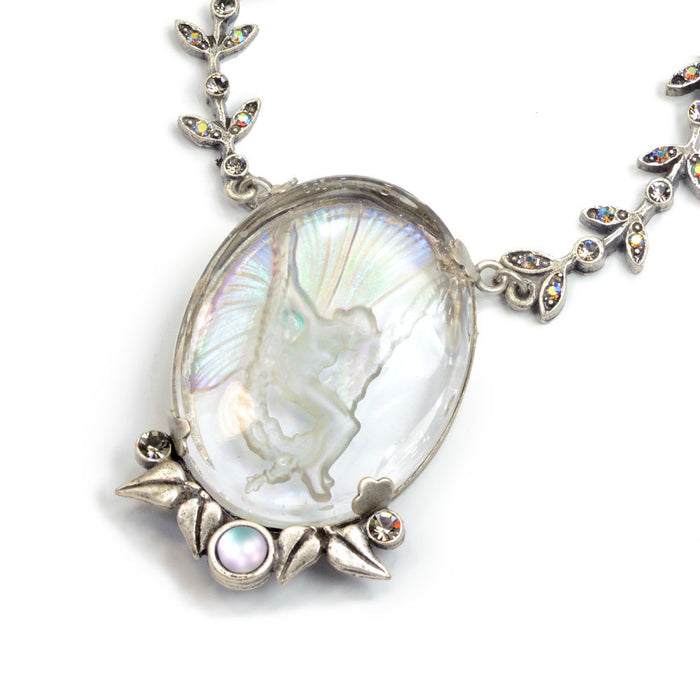 La Belle Epoch Vintage Fairy Intaglio Necklace N1310-SIL