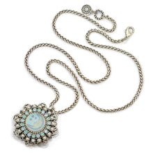 Load image into Gallery viewer, Iridescent Moon Necklace
