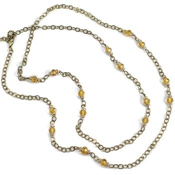 Crystal Beaded Necklace N1325 - sweetromanceonlinejewelry