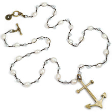 Load image into Gallery viewer, Anchor &amp; Tahiti Pearl Necklace N1339
