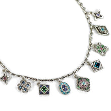 Load image into Gallery viewer, Silver Geometric Charm Necklace