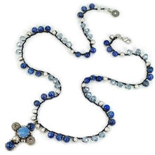 Load image into Gallery viewer, Malibu Beads With Cross N1356 - sweetromanceonlinejewelry