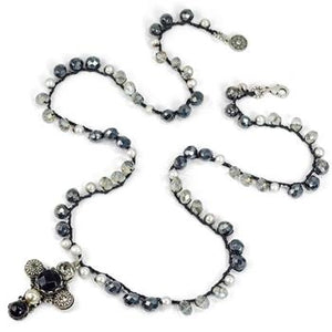 Malibu Beads With Cross N1356 - sweetromanceonlinejewelry