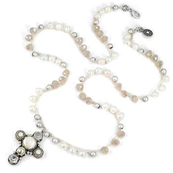 Malibu Beads With Cross N1356 - sweetromanceonlinejewelry