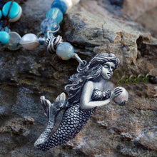 Load image into Gallery viewer, Mermaid Beaded Ocean Necklace N1362