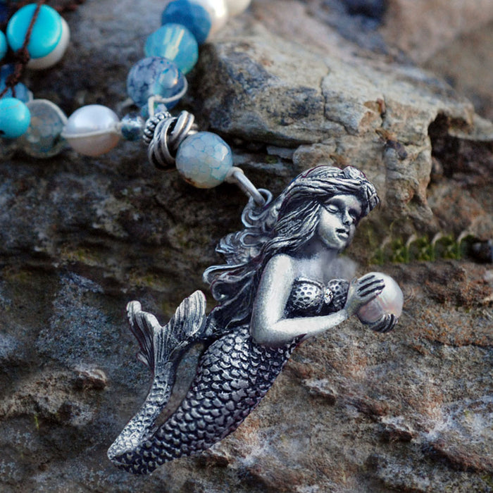 Mermaid Beaded Ocean Necklace N1362