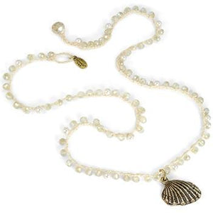 Hermosa Beach beads Seashell Necklace N1367 - sweetromanceonlinejewelry