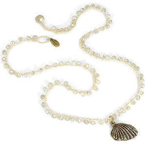 Hermosa Beach beads Seashell Necklace N1367-PR