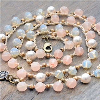 Peach Opal Dawn- Beads Only N1370