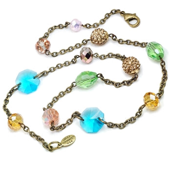 Sparkly Summer Bead Necklace N1414-RG