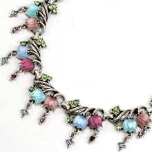 Load image into Gallery viewer, Pastel Satin Tulips Necklace and Earring Set