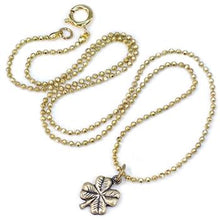Load image into Gallery viewer, Tiny Clover Charm Necklace N1447