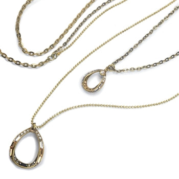 Deco Loop 2 Tier Necklace