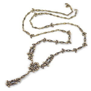 Slinky Deco de Lis Necklace N1471 - sweetromanceonlinejewelry