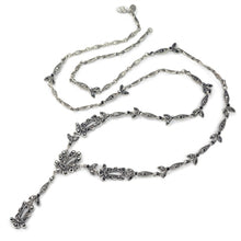 Load image into Gallery viewer, Slinky Deco de Lis Necklace N1471 - sweetromanceonlinejewelry