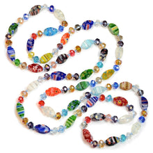 Load image into Gallery viewer, Candy Glass Rope Necklace