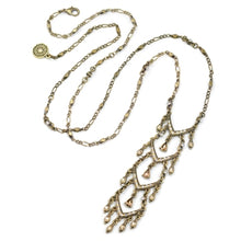 Load image into Gallery viewer, Crystal Ladder Necklace