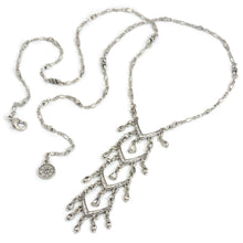 Load image into Gallery viewer, Crystal Ladder Necklace