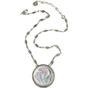 Pastel Butterfly Pendant Necklace