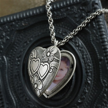 Sweet Heart Silver Locket