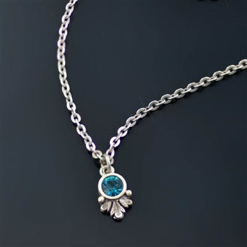 Swarovski Crystal Solitaire Birthstone Pendant Necklace