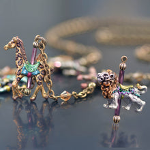 Load image into Gallery viewer, Carousel Animals Charm Necklace N240