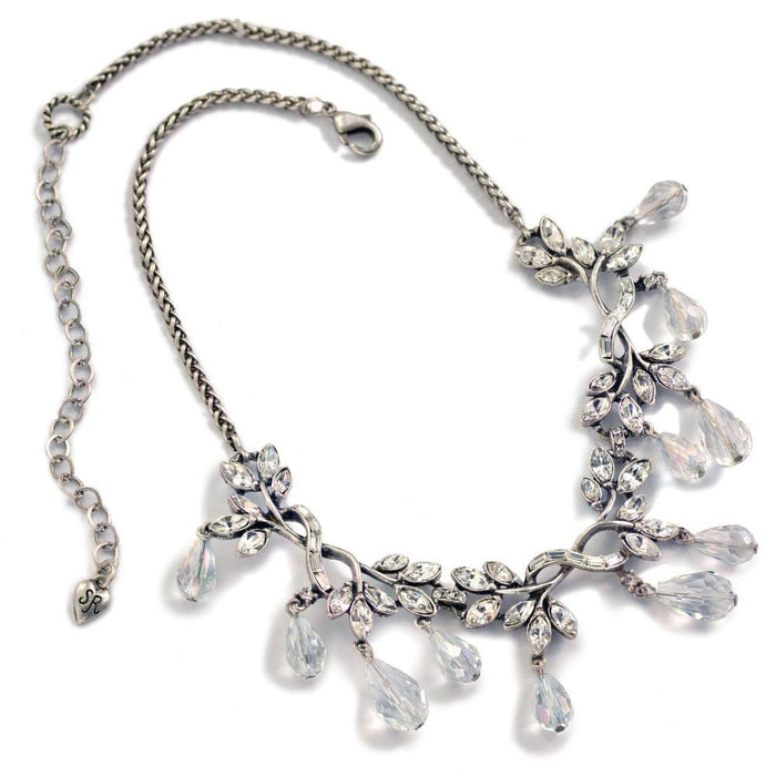 Navette Crystal Vine Necklace - Sweet Romance Wholesale