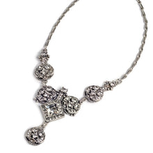 Load image into Gallery viewer, Art Deco Diamond Harlequin Wedding Necklace