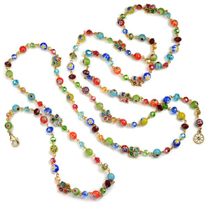 Long Candy Beads Necklace N464
