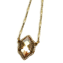 Load image into Gallery viewer, Marquis Gold Shadow Jewel Crystal Necklace N514-GS