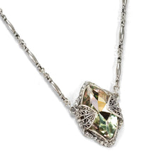 Load image into Gallery viewer, Marquis Vittrail Light Jewel Crystal Necklace N514-VL