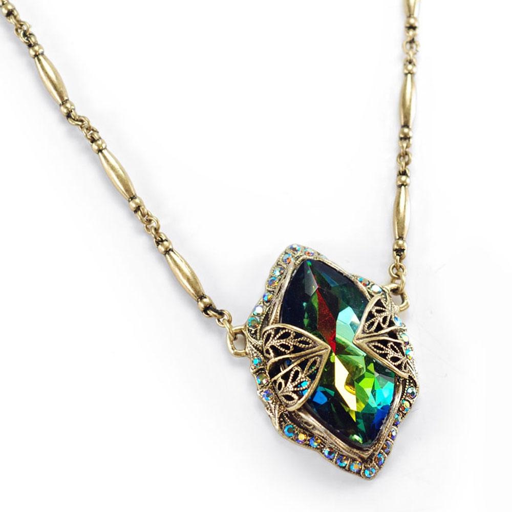 Marquis Vittrail Med Jewel Crystal Necklace N514-VM