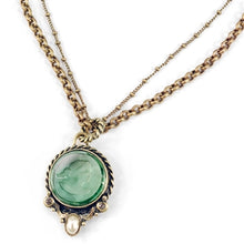 Load image into Gallery viewer, Palatina Intaglio Pendant N518 - sweetromanceonlinejewelry