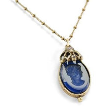 Load image into Gallery viewer, Artemis Intaglio Pendant Necklace N571 - sweetromanceonlinejewelry