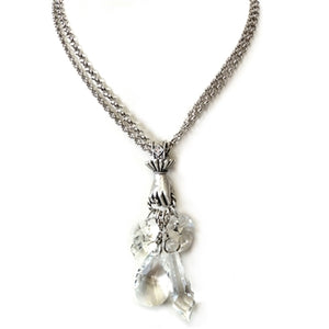 Hand Full of Crystal Necklace N629