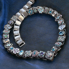 Load image into Gallery viewer, Pastel Crystal Vee Collar Necklace N636-ET