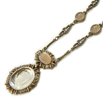 Crystal Intaglio Necklace - ONLY 10 LEFT!